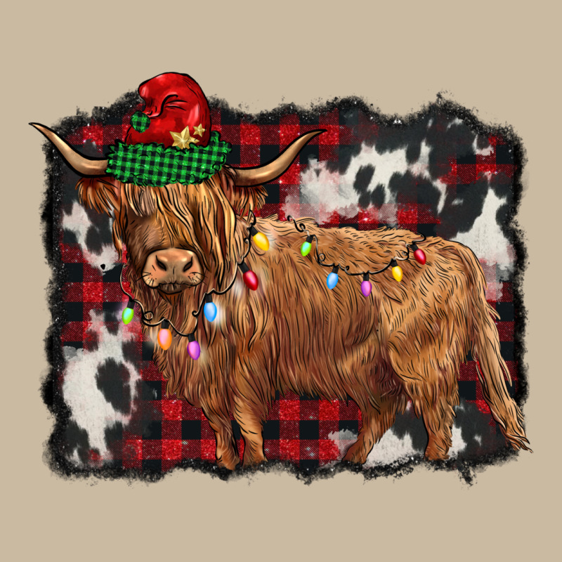 Christmas Highland Cow Long Sleeve Tee by BarkalooDesign | Teevron