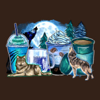 Wolf Coffee Cups Heavy Core Tee | Teevron