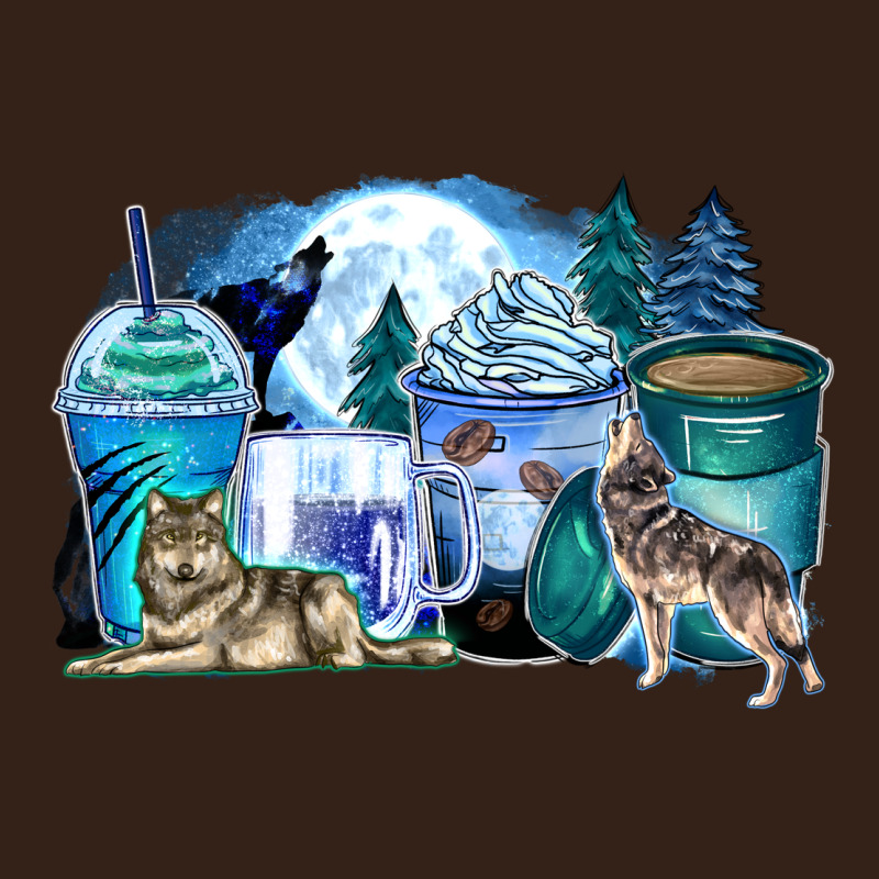Wolf Coffee Cups Heavy Core Tee by Zillion Design Studio | Teevron