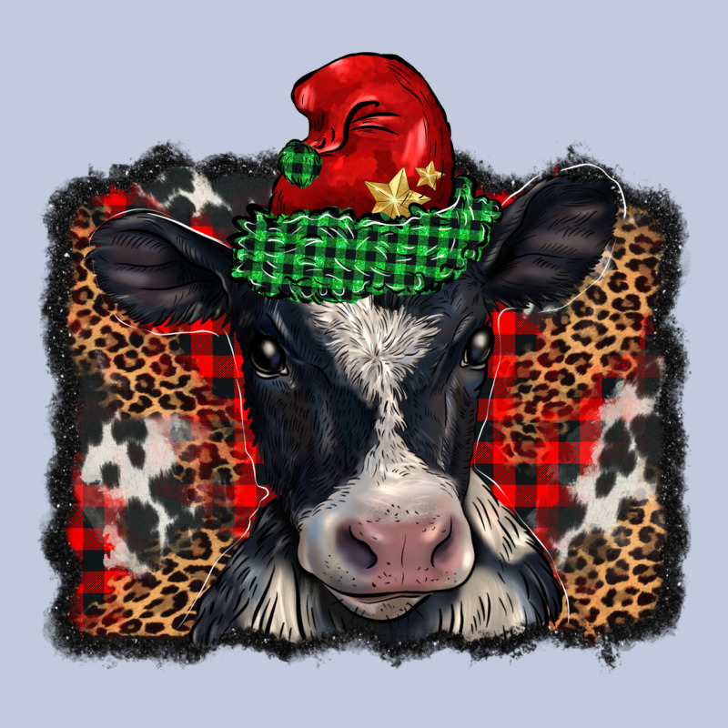 Christmas Black And White Baby Cow Long Sleeve Tee by BarkalooDesign | Teevron