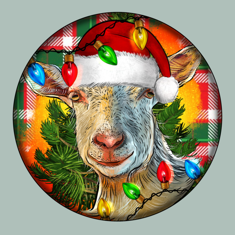 Saanen Goat Christmas Heavyweight Hoodie by LillyAllenDesigns | Teevron