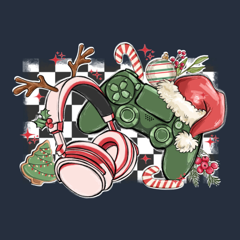 Gamer Christmas Game Controller Zipper Hoodie by MaliasSmallBusiness | Teevron