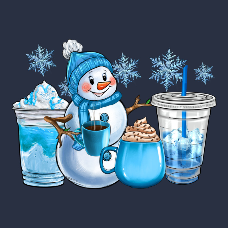 Winter Snowman Coffee Cups Urban Hoodie by CowGirlArtShop | Teevron