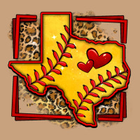 Leopard Softball Texas Map Vintage Tee | Teevron