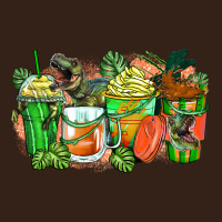 T Rex Coffee Cups Heavy Core Tee | Teevron