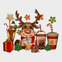 Reindeer Coffe Cups Christmas Urban Hoodie | Teevron