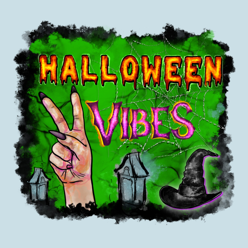 Watercolor Halloween Vibes Ladies Tee by RanaPortraitStore | Teevron