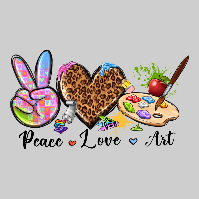 Peace Love Art Premium Tee by texasbilliewilder | Teevron