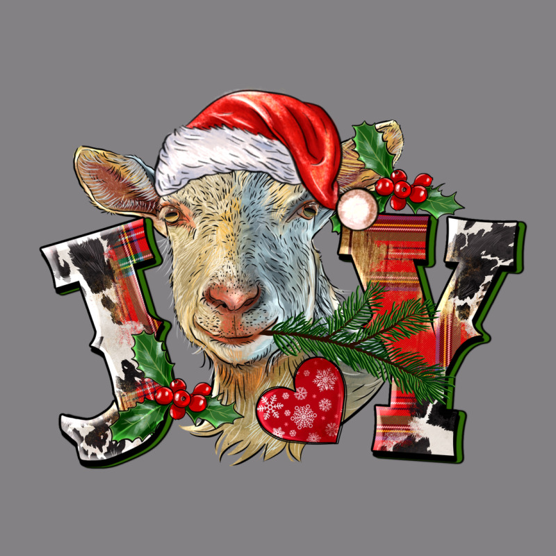 Joy Christmas Goat Heavyweight Hoodie by LillyAllenDesigns | Teevron