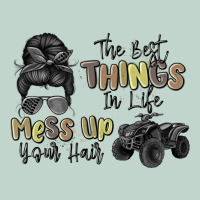 The Best Things In Life Mess Up Your Hair Zipper Hoodie | Teevron