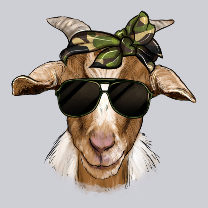 Camouflage Bandana Goat Heavyweight Sweatshirt by Jasminsmagicworld | Teevron