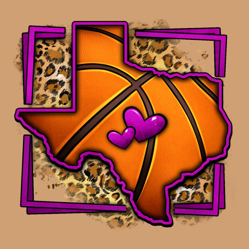Leopard Basketball Texas Map Vintage Tee by Jasminsmagicworld | Teevron