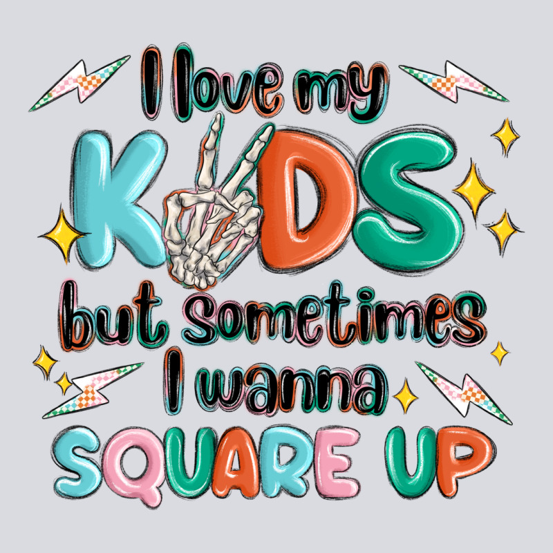 I Love My Kids But Sometimes I Wanna Square Up Zipper Hoodie by MaliasSmallBusiness | Teevron