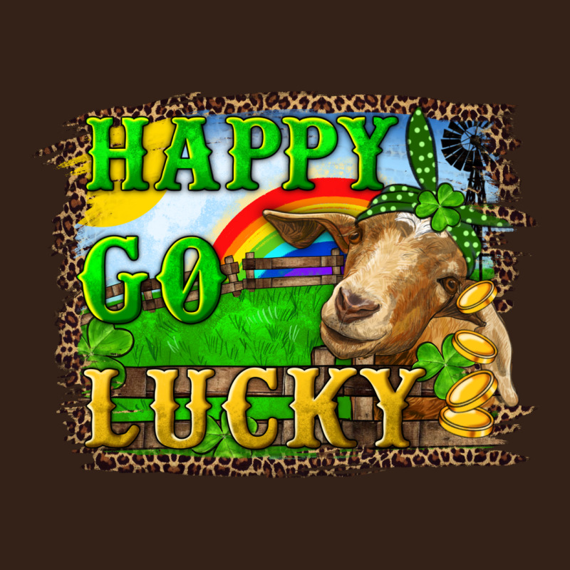 Happy Go Lucky Goat Heavy Core Tee by RanaPortraitStore | Teevron