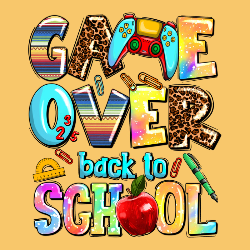Game Over Back To School Vintage Hoodie by AdoDesignShop | Teevron
