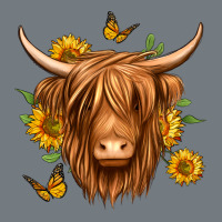 Sunflowers Long Haired Cow Heavyweight Sweatshirt | Teevron