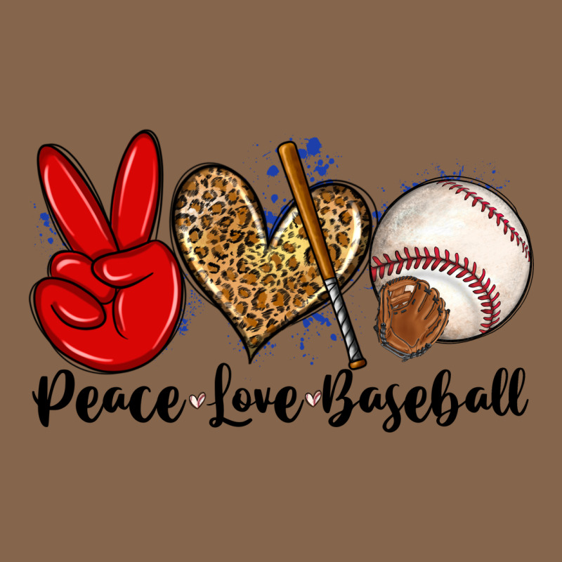Peace Love Baseball Premium Tee by Zillion Design Studio | Teevron