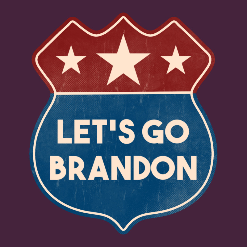 Let's Go Brandon Shield Patch Long Sleeve Tee by Jasminsmagicworld | Teevron