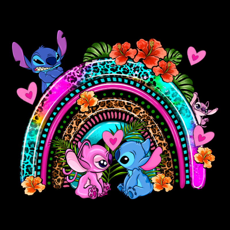 Stitch And Lilo Rainbow Premium Tee by AdoDesignShop | Teevron