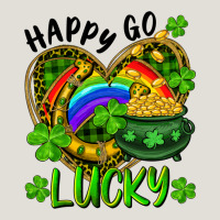 Happy Go Lucky Pot Of Gold And Rainbow Heart Heavy Core Tee | Teevron