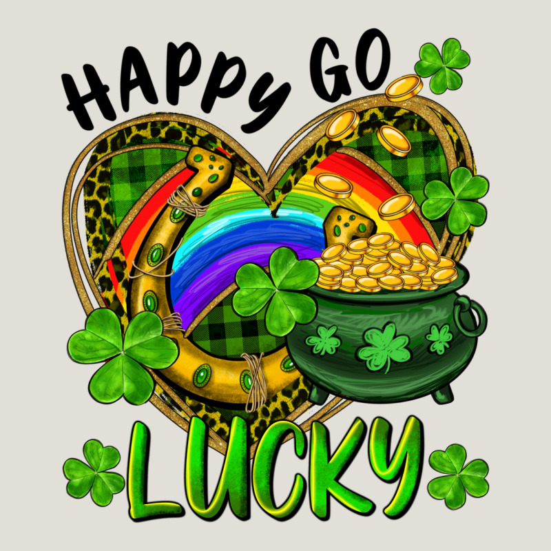 Happy Go Lucky Pot Of Gold And Rainbow Heart Heavy Core Tee by RanaPortraitStore | Teevron