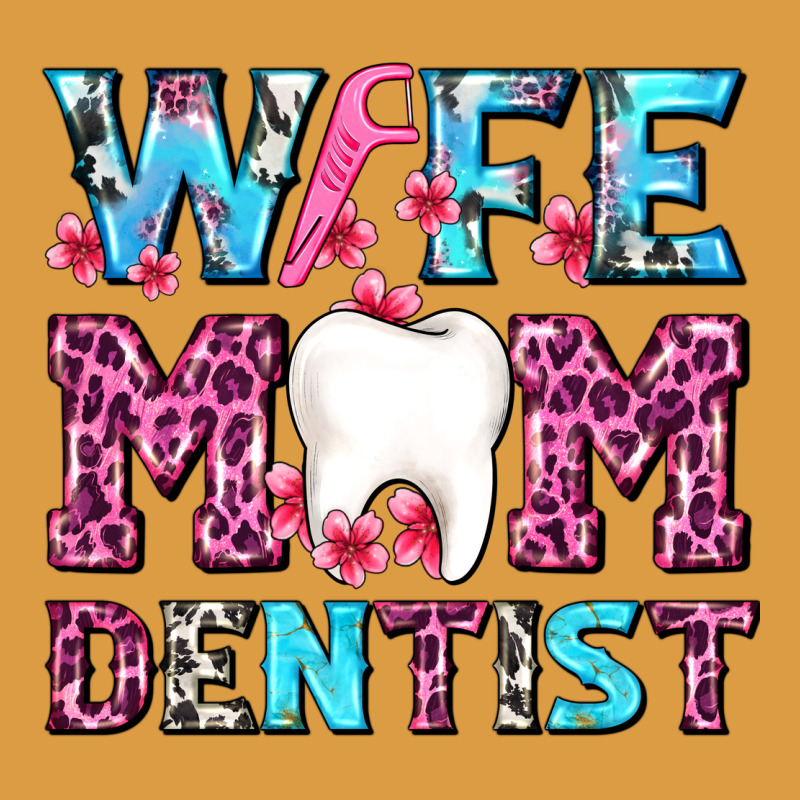 Wife Mom Dentist With Tooth And Floss Urban Heavy Tee by AdoDesignShop | Teevron