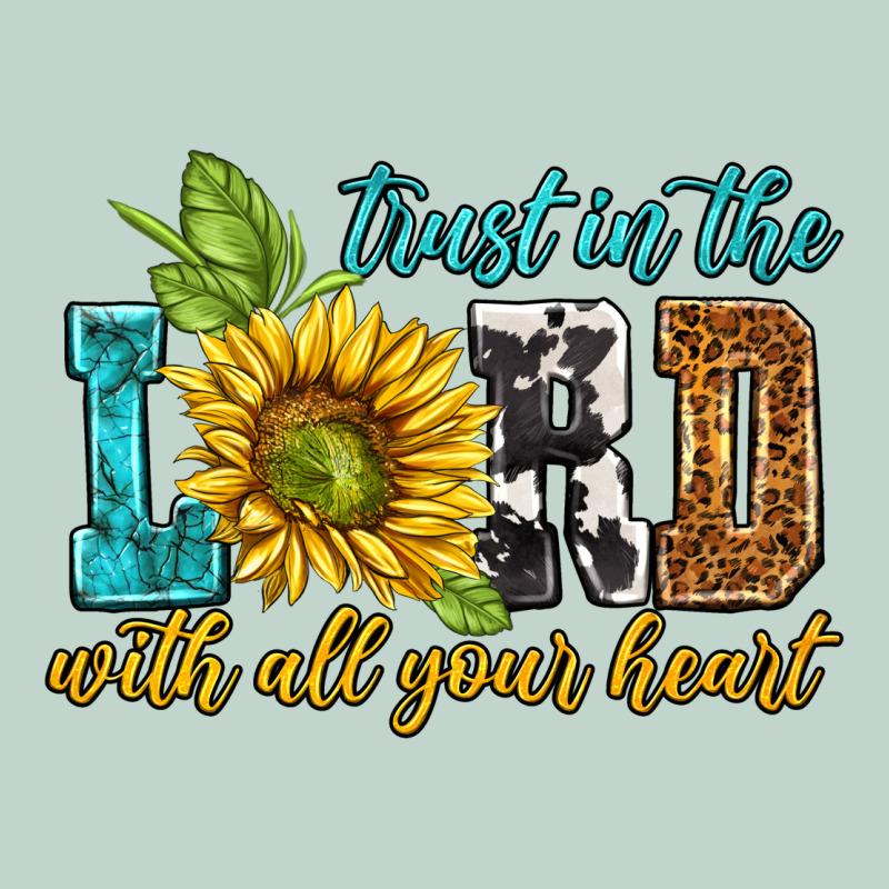 Trust In The Lord With All Your Heart Zipper Hoodie by NancyCooperArtShop | Teevron