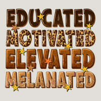 Melanin Educated Motivated Elevated Melanated Heavy Core Tee | Teevron
