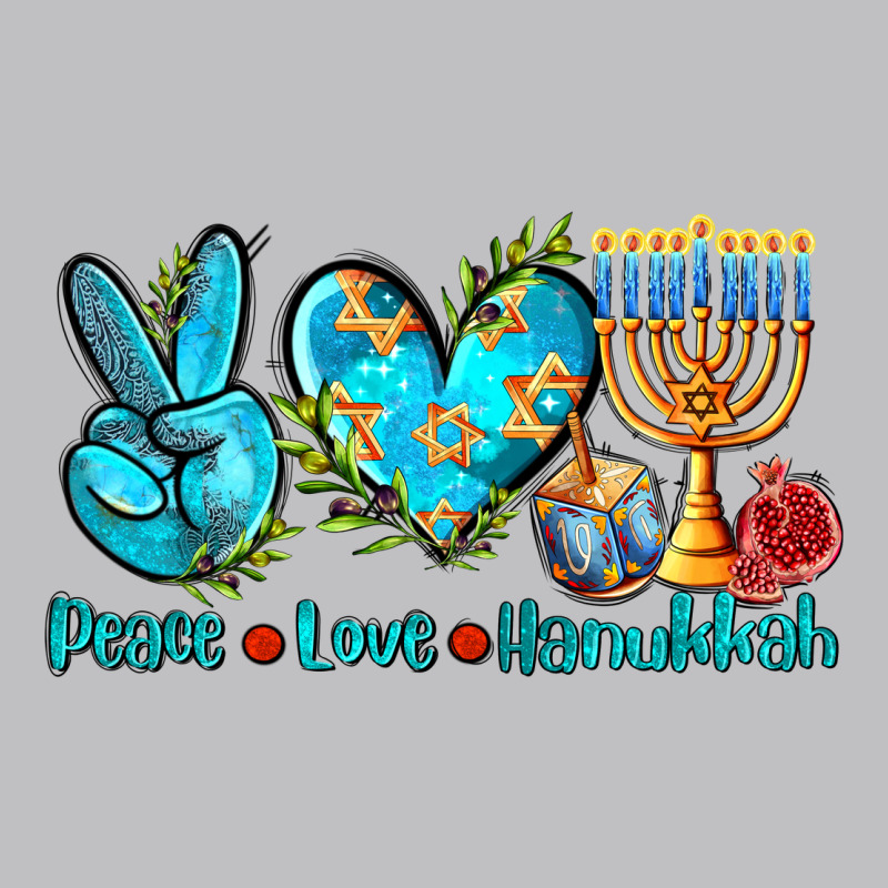 Peace Love Hanukkah Classic Tee by AdoDesignShop | Teevron