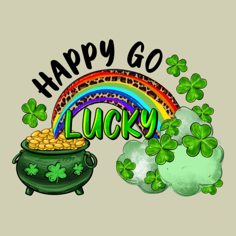 Happy Go Lucky Rainbow Shamrocks And Pot Of Gold Heavy Core Tee by RanaPortraitStore | Teevron