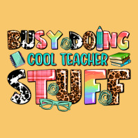 Busy Doing Cool Teacher Stuff Vintage Hoodie | Teevron