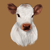 White Cute Calf Vintage Tee | Teevron