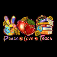 Peace Love Teach Premium Tee | Teevron