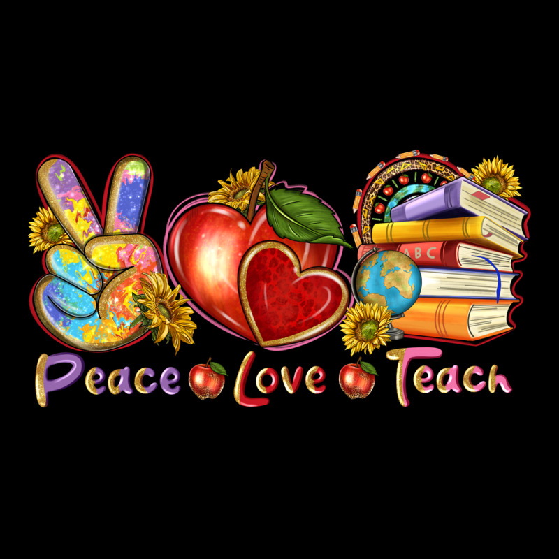 Peace Love Teach Premium Tee by texasbilliewilder | Teevron
