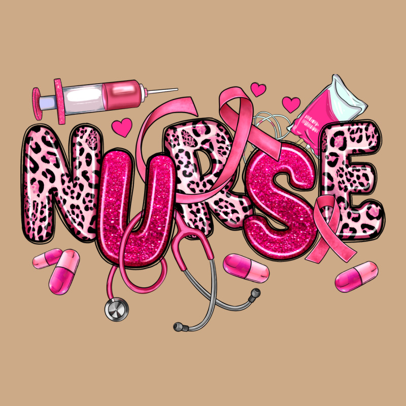 Breast Cancer Nurse Vintage Hoodie by JahusDesignShop | Teevron