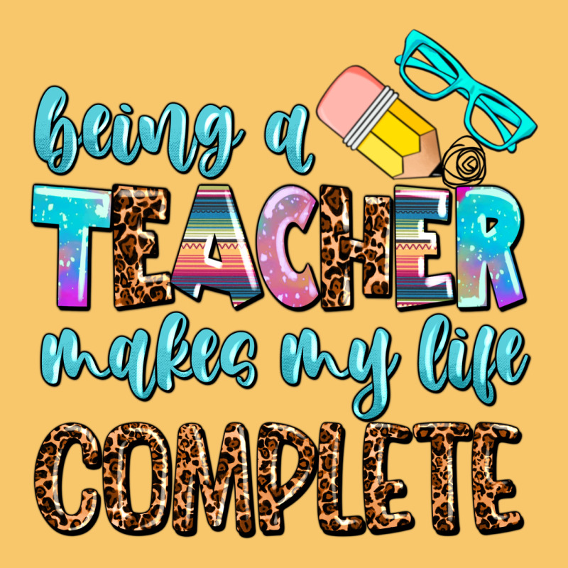Being A Teacher Makes My Life Complate Vintage Hoodie by AdoDesignShop | Teevron