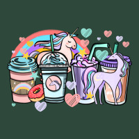 Unicorn Coffee Cups Zipper Hoodie | Teevron