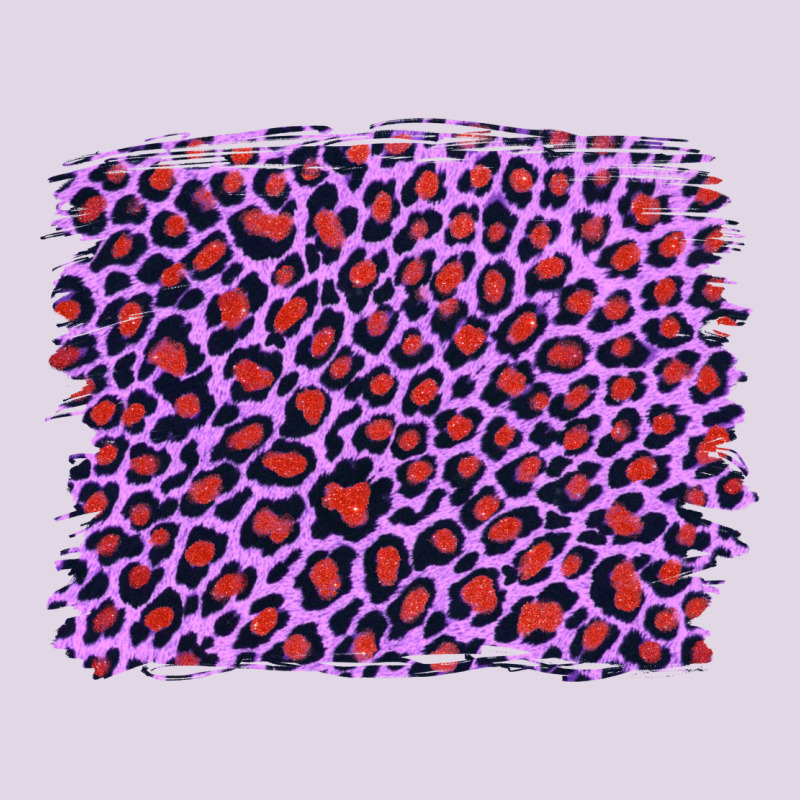 Lilac Leopard With Red Glitter Classic Tee by Artiststas | Teevron