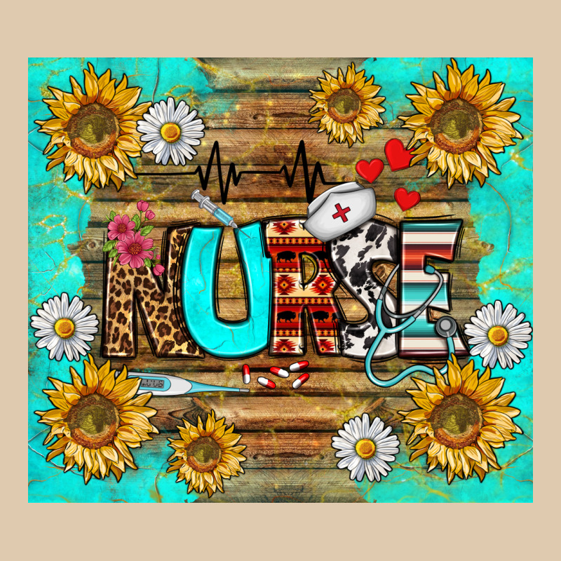 Sunflower And Daisy Nurse Tumbler Heavyweight Sweatshirt by BundleAndBundleShop | Teevron