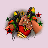 Juneteenth Black Girl Sneakers Ladies Tee | Teevron