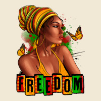 Juneteenth Freedom Afro Woman Ladies Tee | Teevron