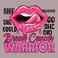 Breast Cancer Warrior Lips Vintage Hoodie | Teevron