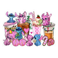 stitch and lilo pink christmas coffee cups | Teevron