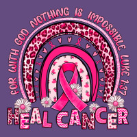 Heal Cancer Rainbow Vintage Hoodie | Teevron