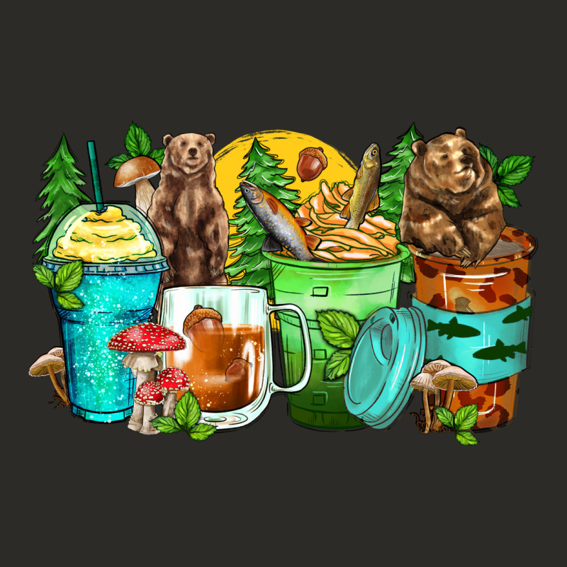 Bear Coffee Cups Heavy Core Tee by Zillion Design Studio | Teevron