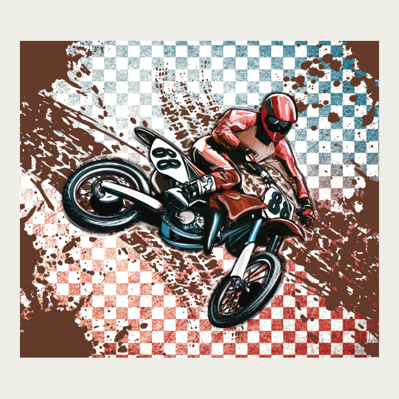 Born To Ride Dirty Bikes Zipper Hoodie by MaliasSmallBusiness | Teevron