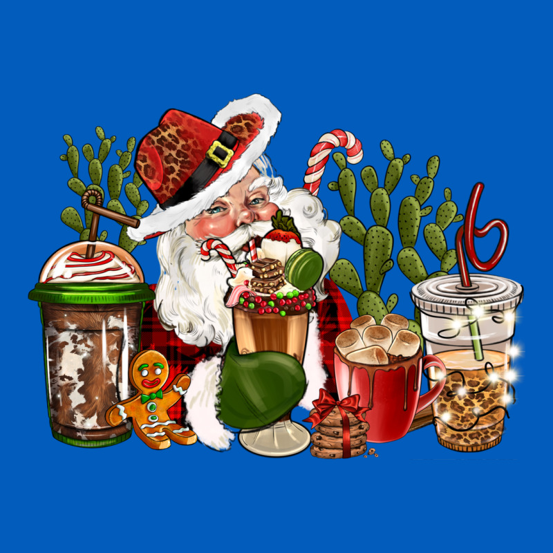 Western Santa Cowboy Coffe Cups Christmas Urban Hoodie by CowGirlArtShop | Teevron