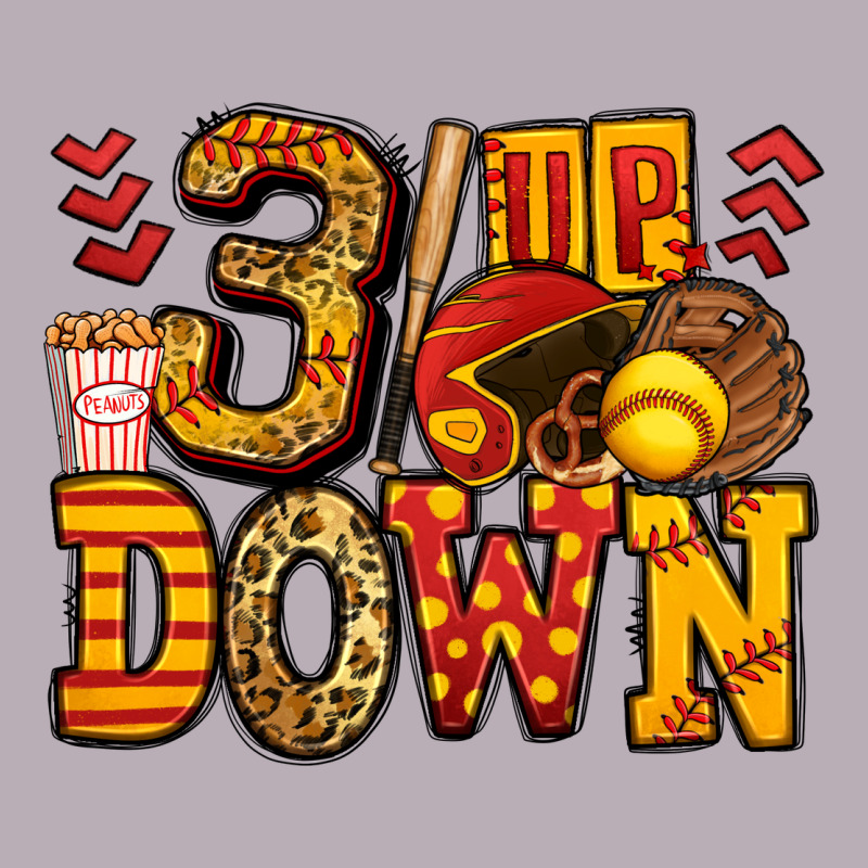 Three Up Three Down Softball Vintage Tee by Jasminsmagicworld | Teevron