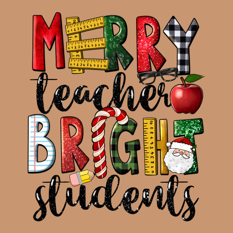 Merry Teacher Bright Students Christmas Heavyweight Hoodie by LillyAllenDesigns | Teevron