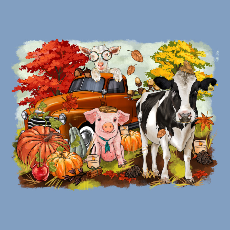 Fall Farm Animals Urban Hoodie by CowGirlArtShop | Teevron